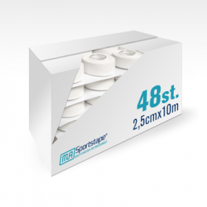 MLA Sporttape 2,5 cm Wit (240 st.)